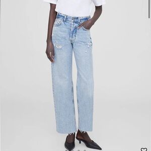 Anine Bing Gavin Jeans in Blue Reservoir